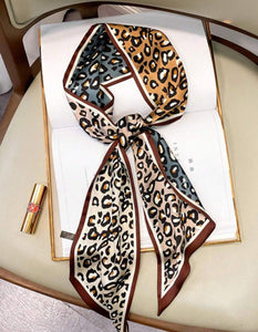 Animal Print Multicolored Scarf