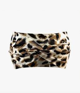 Wide Animal Print Headband