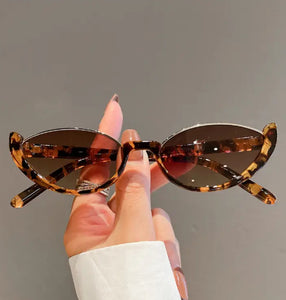 Semi Rimless Tortoise Sunglasses