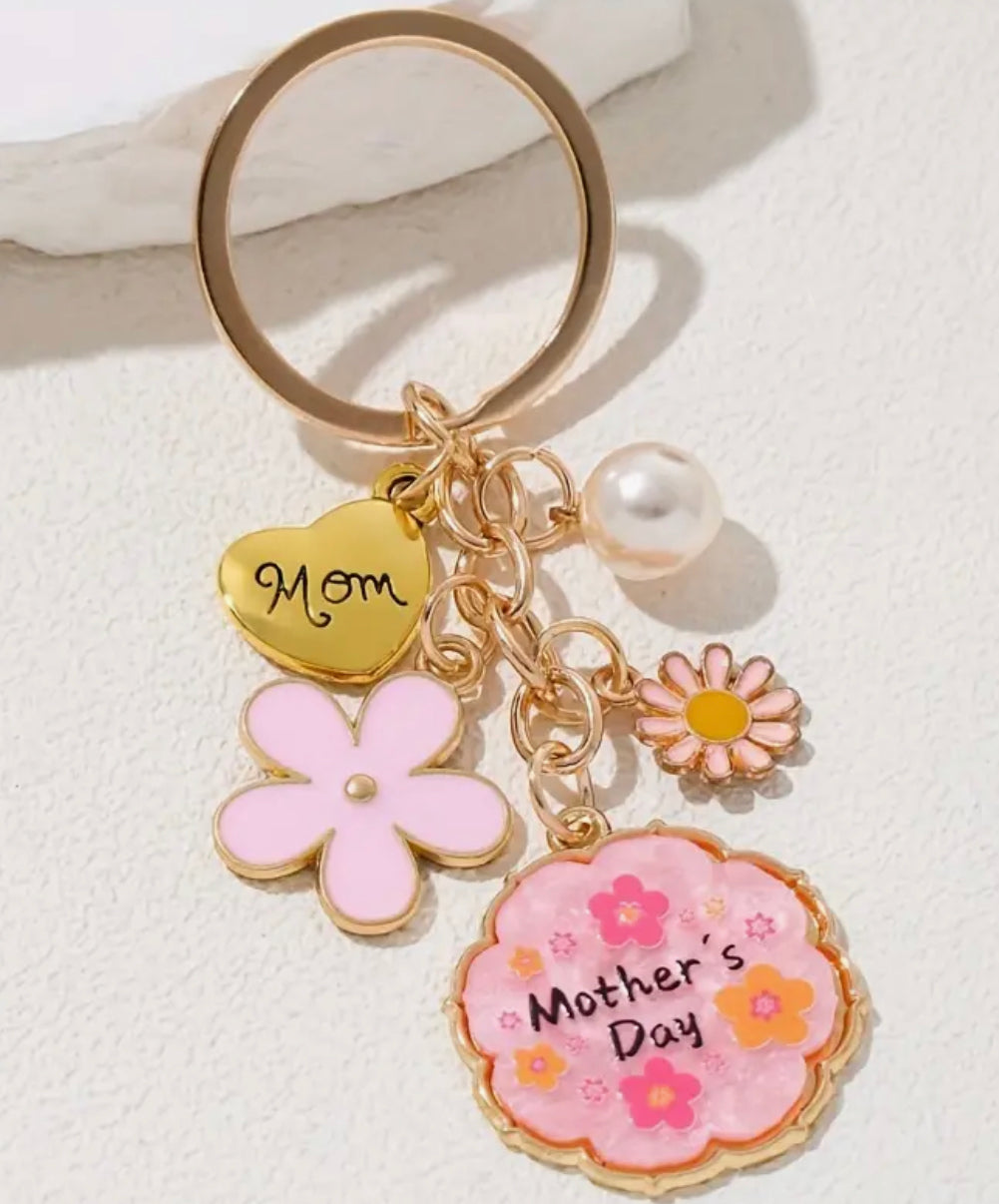 Pink Mother’s Day Keychain