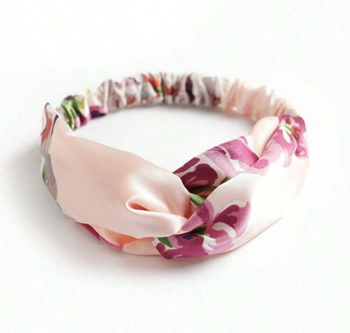 Baby Pink Floral Headband