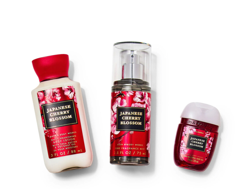 Japanese Cherry Blossom Travel Set