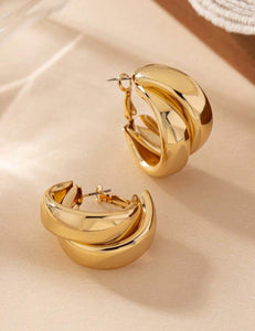 Chunky Gold Earrings