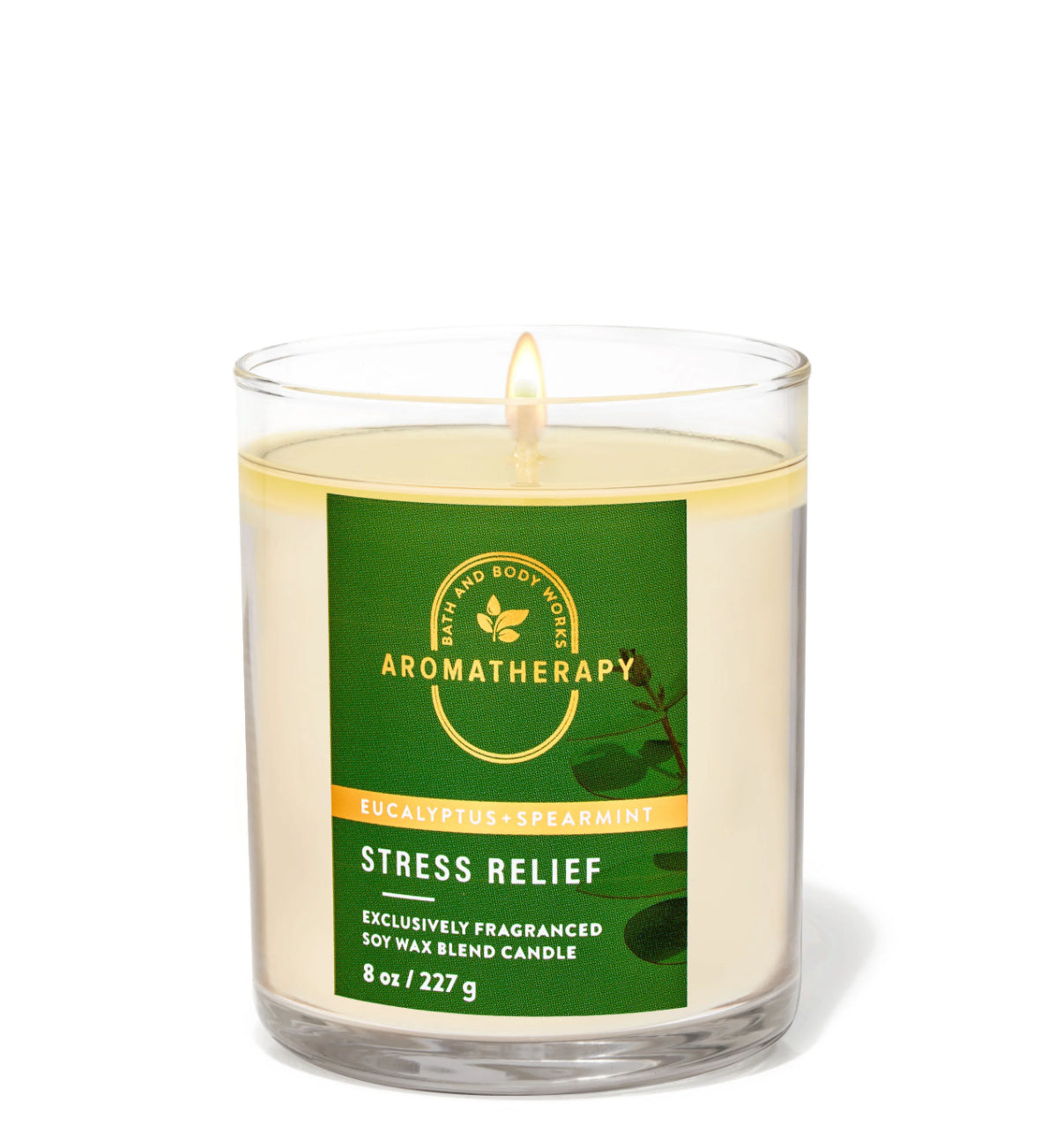 Eucalyptus Stress Relief Single Wick Candle