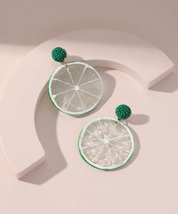 Lime Drop Earrings