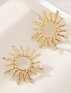 Sun Stud Earrings