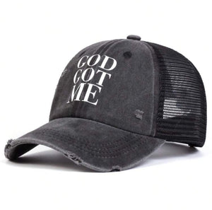 Dark Gray “God Got Me” Hat
