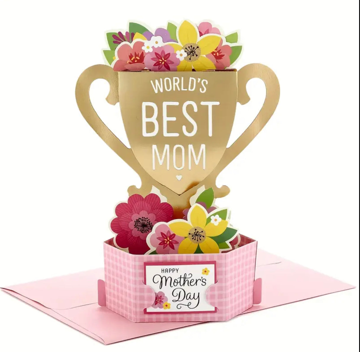 Best Mom 3D Greeting Card