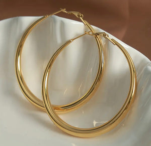 Classy Gold Hoops
