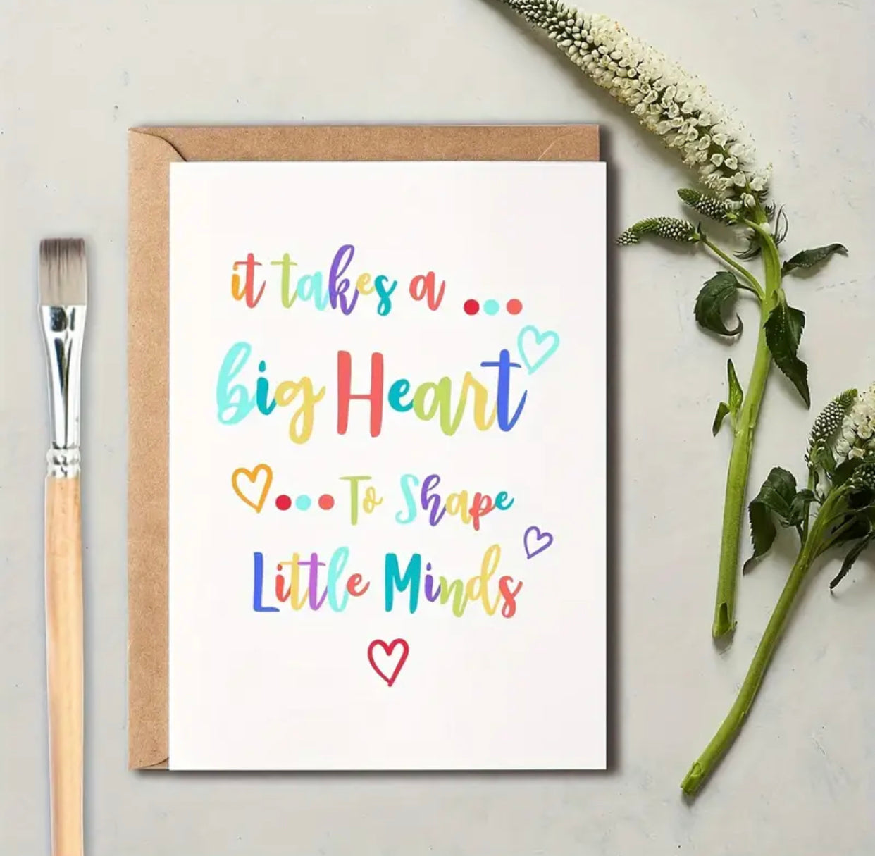 Little Minds Greeting Card