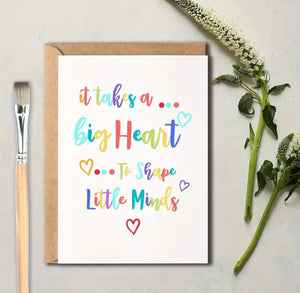 Little Minds Greeting Card