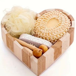 Wooden Bath Set