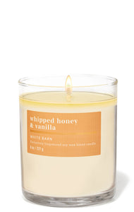 Whipped Honey & Vanilla  Single Wick Candle