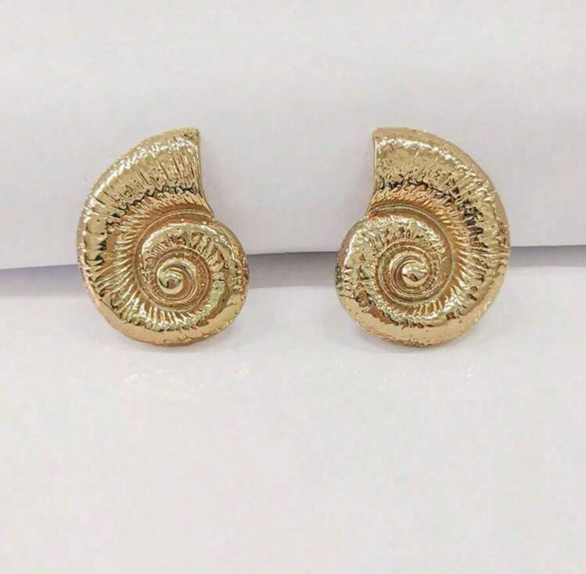 Exaggerated Sea Shell Earrings