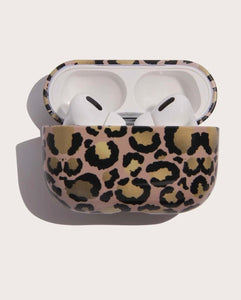 Cheetah Print Airpods Case