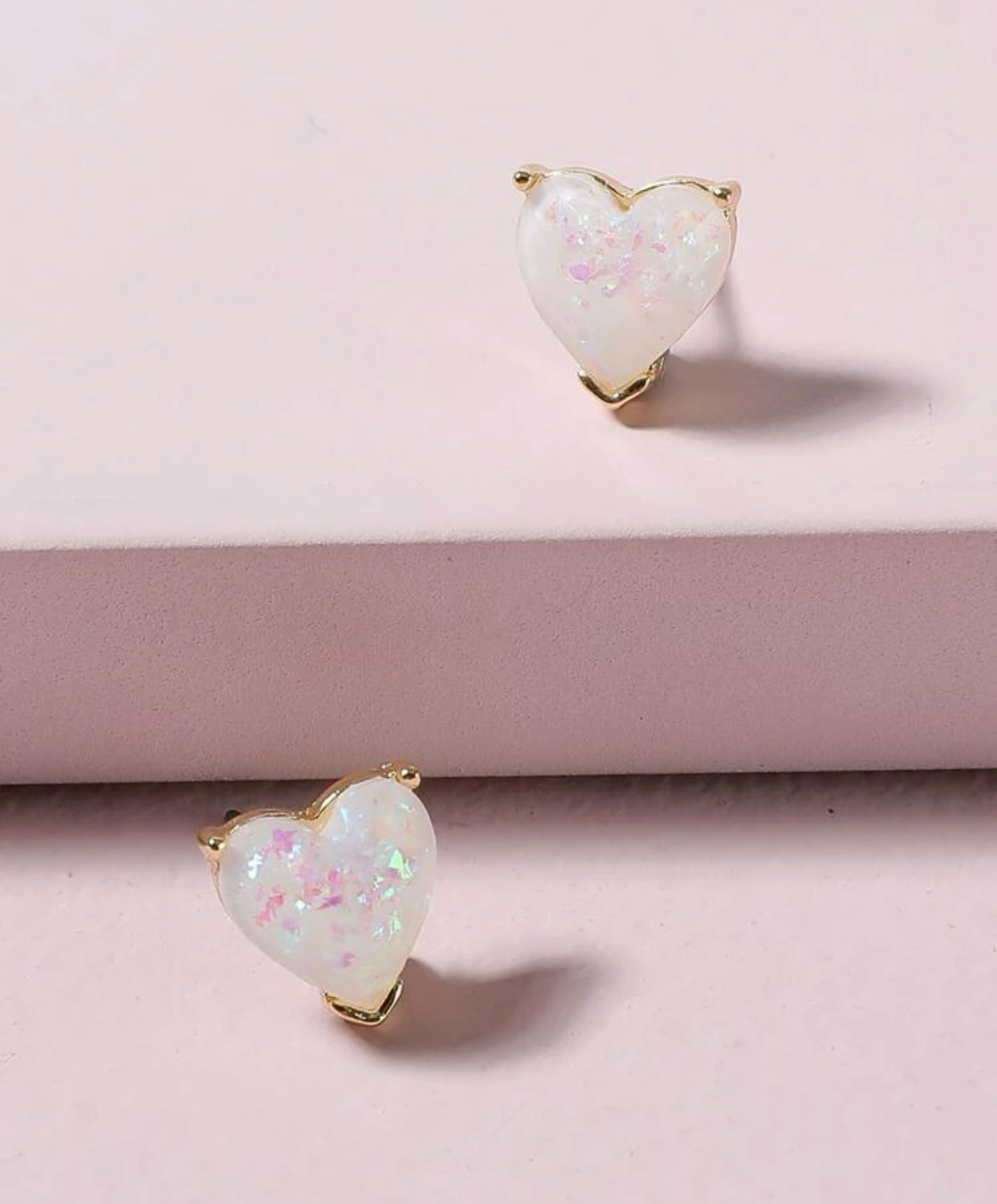 Heart Stud Earrings