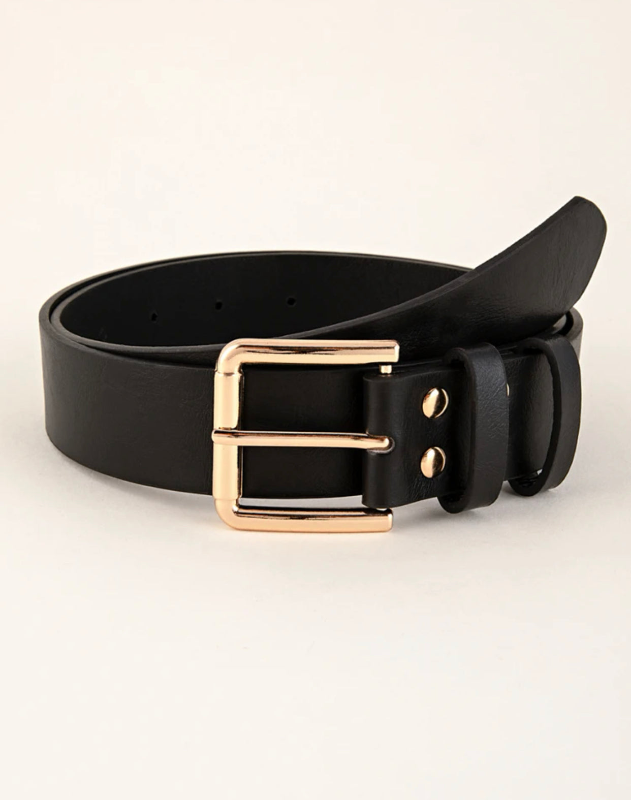 Plain Black Belt